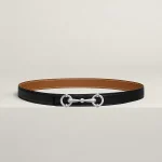 Lady Rider belt buckle & Reversible leather strap 24 mm